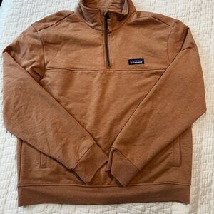 Patagonia women's Ahnya terracotta Zip-Up Sweater medium